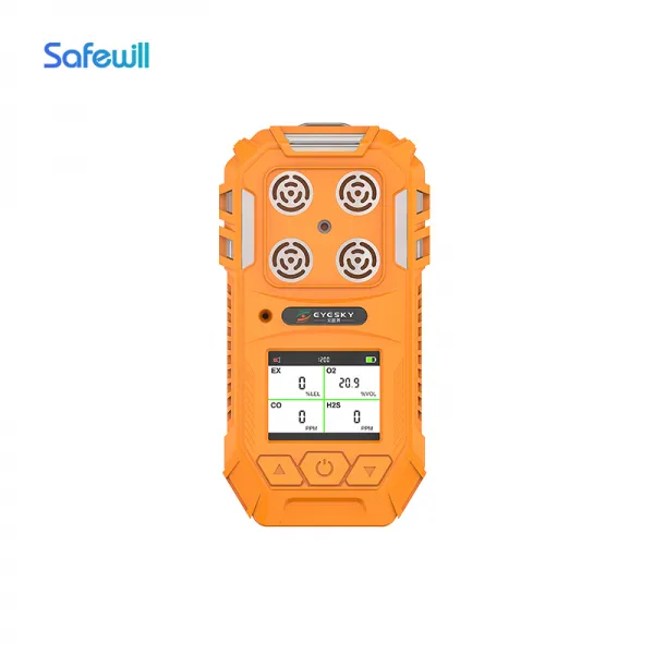 Handheld Portable Multi Gas Detector Capable of Measuring Carbon Monoxide, Hydrogen Sulfide, And Oxygen Hydrogen Sulfide