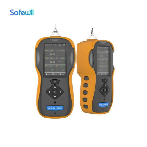 6in1 Gas Detector with Pump Sampling the Gas Monitor