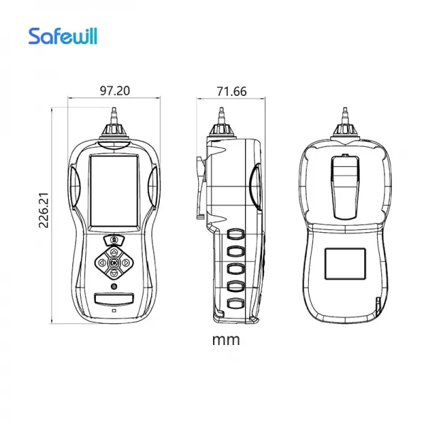 6 In 1 Multi Gas Detector