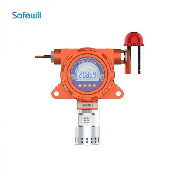 Industrial Fixed Ex-Proof Multi Smart Toxic Combustible Gas Hydrogen Ammonia Methane Ozone Co Co2 O2 Sf6 H2s Lpg Gas Detector