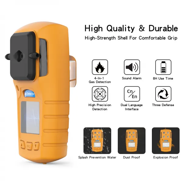 Portable Multi gas detector ES30A for EX O2 H2S CO