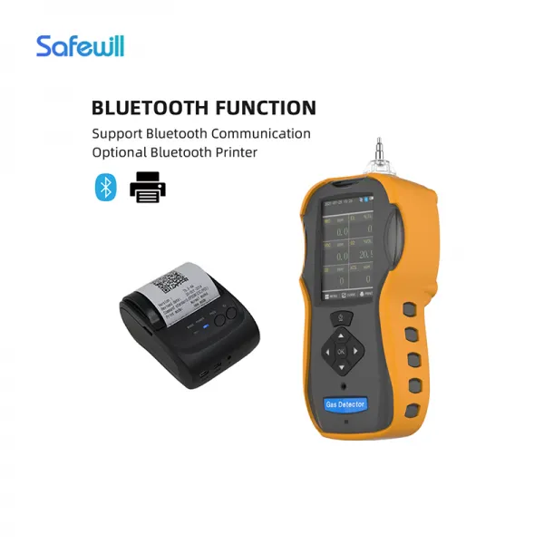 Portable Built-in Pump 6-in-1 Gas Detector